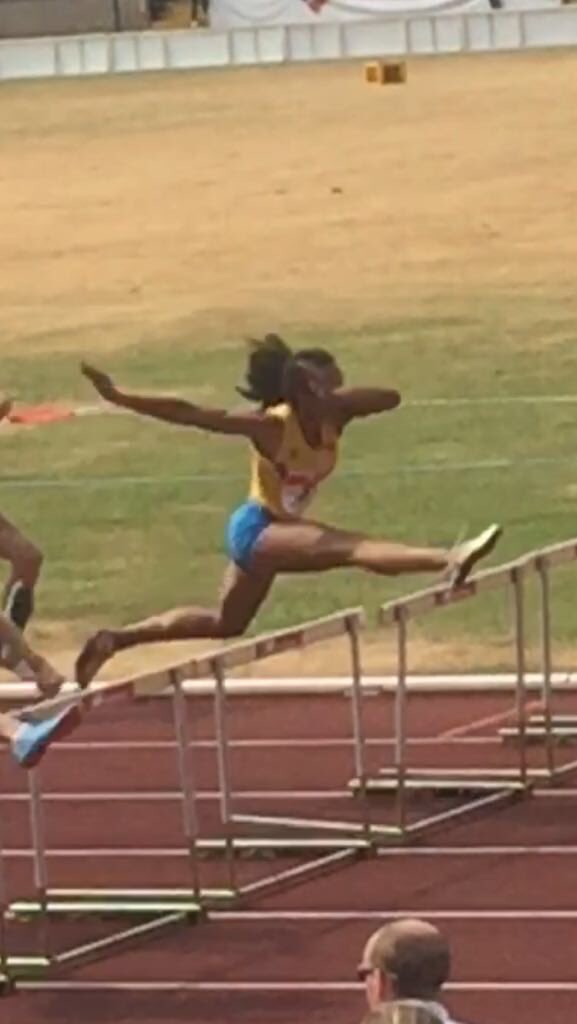 EconomicsWyke's tweet photo. Congratulations Venus Morgan qualified for English schools hurdles final #Wyke pe https://t.co/y6bokB4iDD