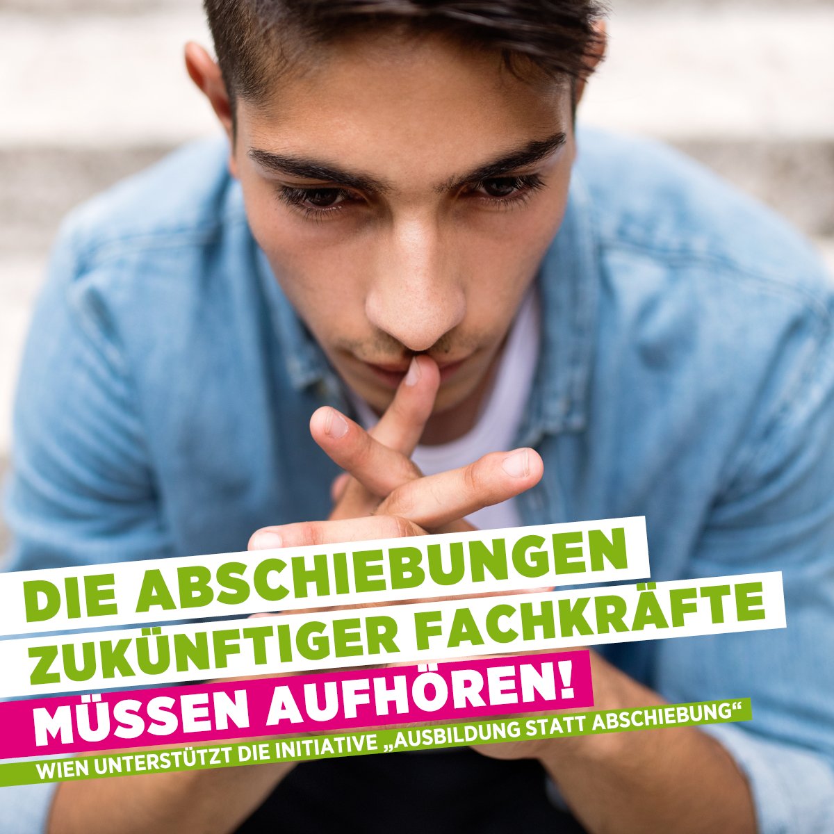 gruenewien's tweet photo. Die Abschiebungen von Lehrlingen müssen aufhören. Rot-Grün in Wien unterstützt diesen Weg. Schön, dass manche in der ÖVP aufgewacht sind und das jetzt auch tun. Hier kannst du die Petition unterstützen: 
➡️ https://t.co/VozyHUSjDG https://t.co/NB5P6y5iKo