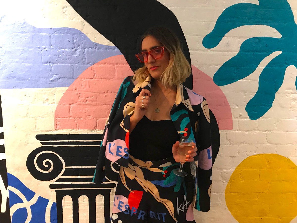 "She Stole The Show" by <a href="/KellyAnnaLondon/">Kelly Anna London</a> with <a href="/artof_pingpong/">Art of Ping Pong</a> at <a href="/TheBookClubEC2/">The Book Club</a> fredbutlerstyle.blogspot.com/2018/07/friday… #Shoreditch #Hoxton #Art #Exhibition #Illustration #PingPong