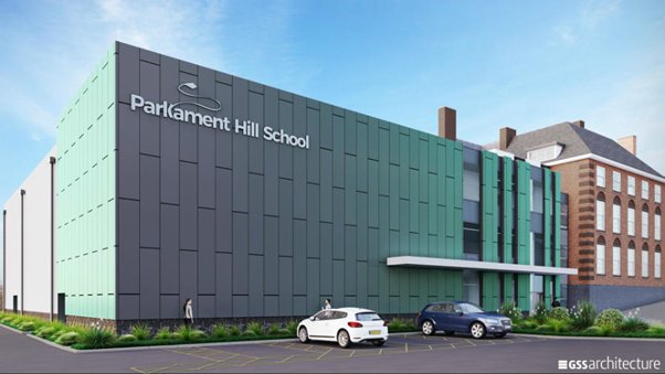 Parli_NewBuild's tweet photo. Exciting pics' of our New Build - sports hall and dining hall https://t.co/RUk4QPHvJG