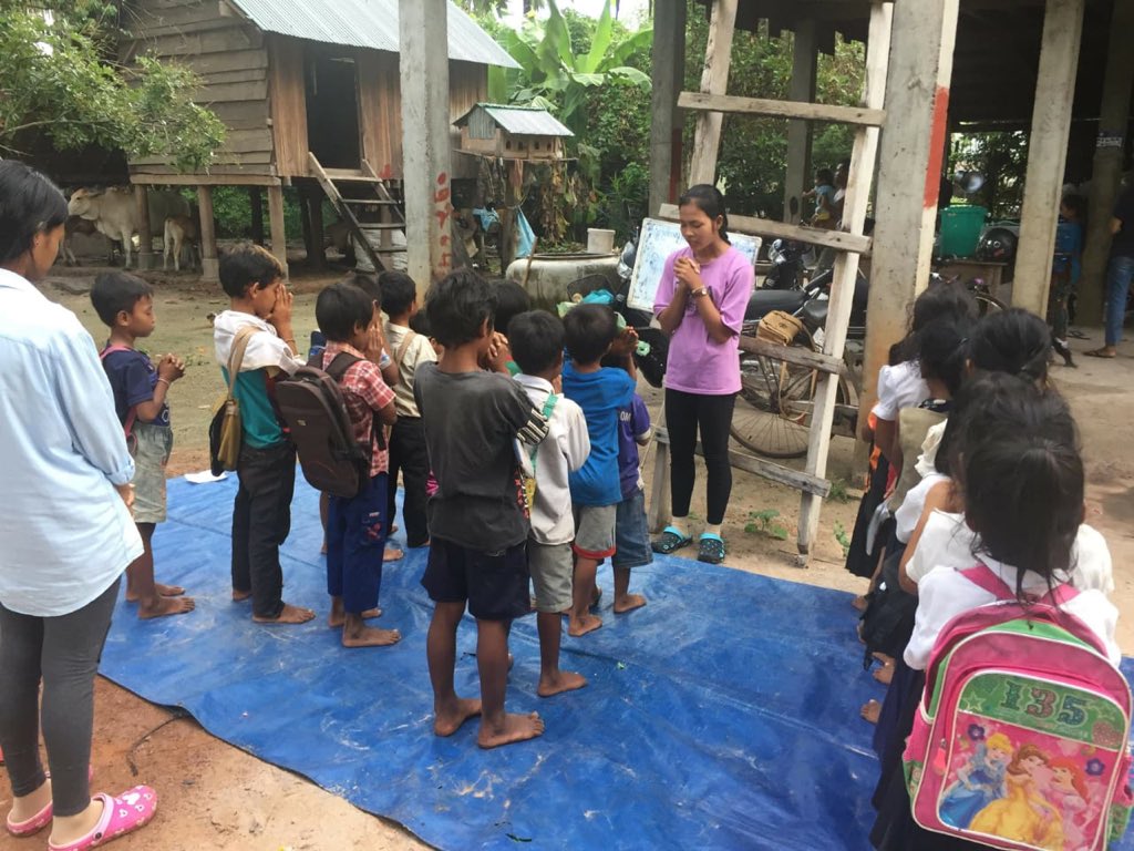 vaneklem's tweet photo. One year after our ministry operation, many lives come to know the Lord and accepted Him, children have improved their education, parents thank for one we are doing to develop their child, school principal happy and encourage his students to join our class. To God be the glory! https://t.co/6igMBDe7hT