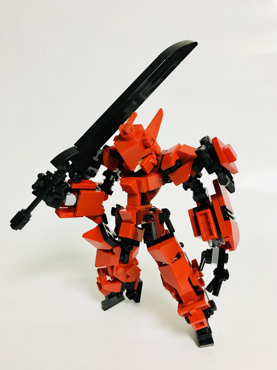 ミサトモ בטוויטר レゴでミニロボ 最近のお気に入りフレームで赤いロボ完成 刺々しくパワフルな感じに レゴロボ レゴ Lego