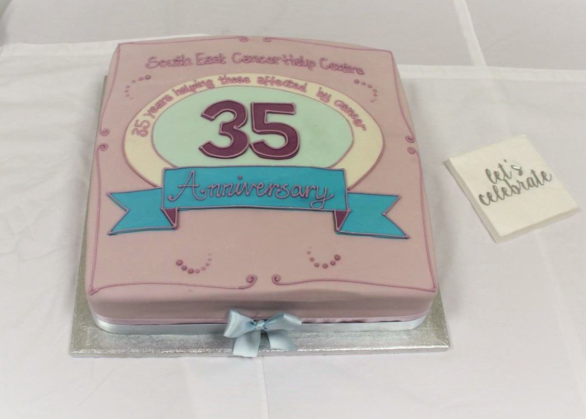 secancerhelp's tweet image. When you have a cake that looks too good to eat ! (Although it tasted scrummy) Thanks to @heidiscreativecakes helping us to #celebrate our 35th year #cancer #sechc