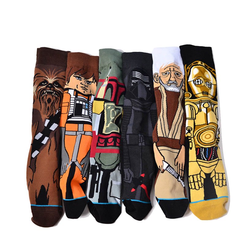 7.73EUR and FREE Shipping #shopCotton Men's Socks with Star Wars Print