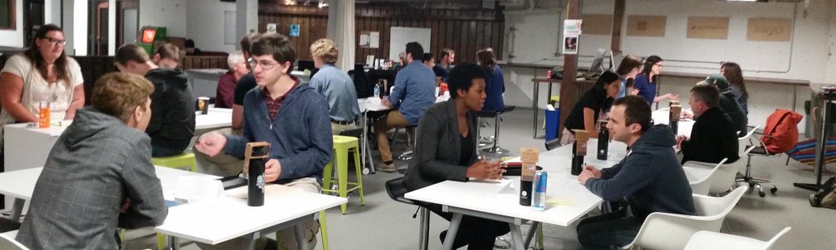 HopeStreetGroup's tweet photo. .@OpptyatWork launched its Denver pilot of Learn and Earn in partnership with the Turing School of Software & Design. From 200 applications, 14 individuals were selected for an intensive software developer training at Turing School. #SyncOurSignals https://t.co/r5k20jUXF9 https://t.co/zo7Id09cdj