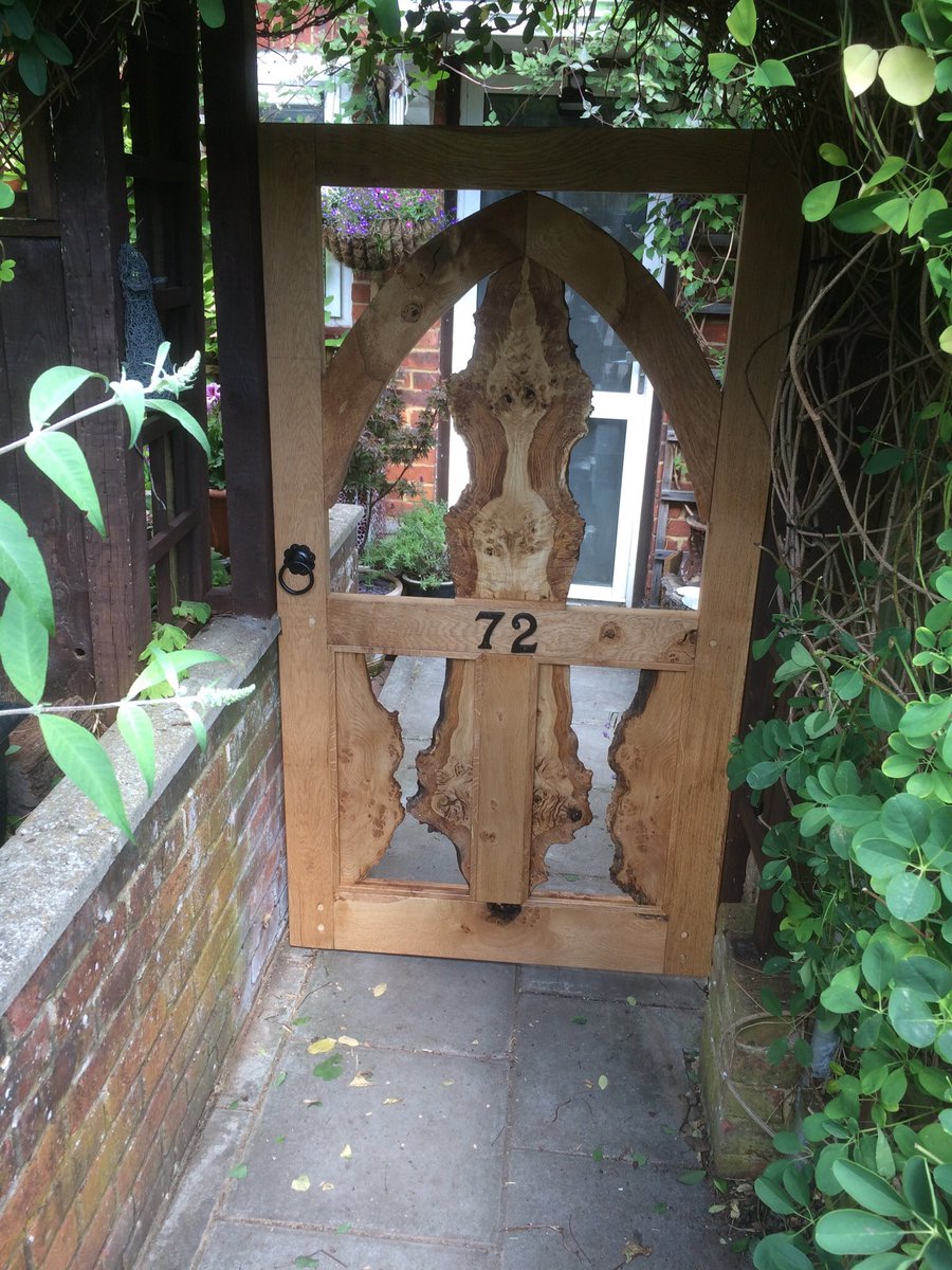 Andrew Poder On Twitter English Oak Garden Gate With Burr Oak