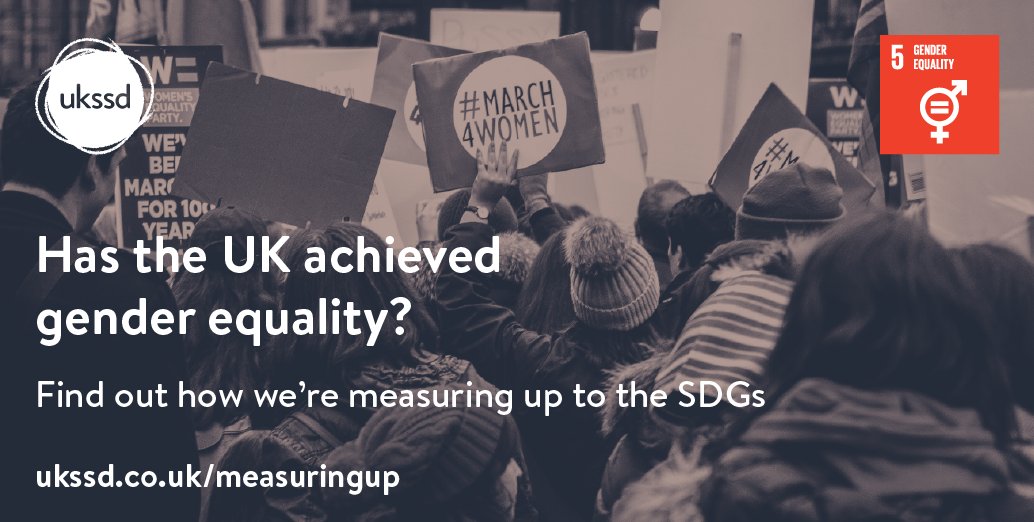 Today, @UKSSDNetwork is highlighting Chapter 5 (on SDG5 and Gender Equality) of their 'Measuring Up' report. This is the chapter NAWO led on and we are excited to promote our findings today! #SDG5 #MeasuringUp