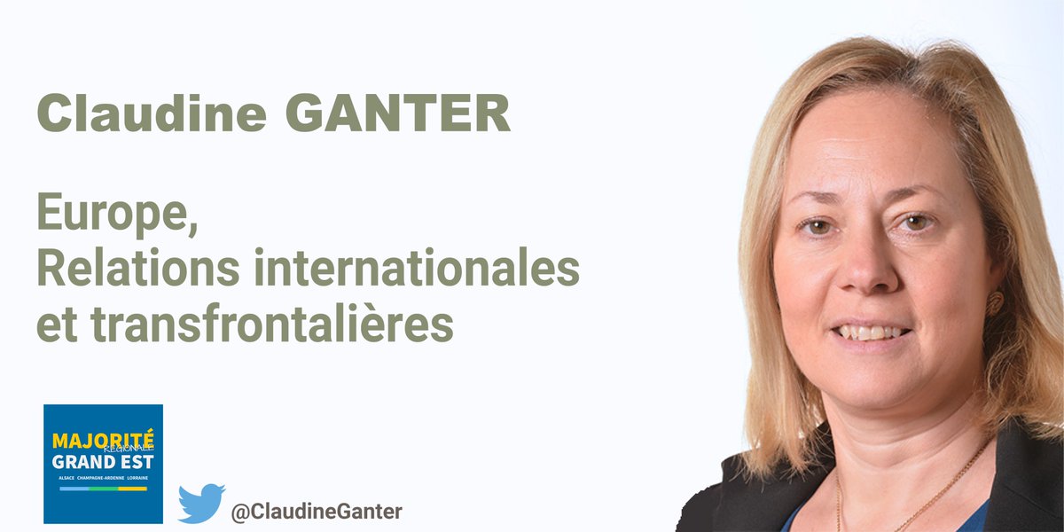 En nous engageant pour l’#Europe, les relations internationales et transfrontalières, nous agissons pour l’#emploi et le développement de nos territoires @claudineganter