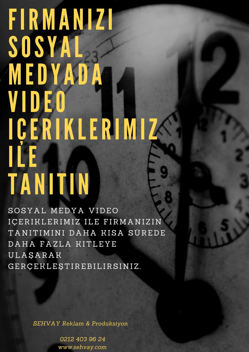 İletişim: 0212 403 96 24
#tanıtımfilmi #tanıtımvideo #sosyalmedya #sosyalmedyaiçerik #kurumsaliçerik #eğitimvideo #tanıtım #videoiçerik