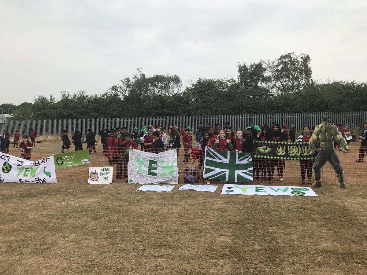 We are Sports Day ready 💚💚 <a href="/YewHouseCHS/">Yew House CHS</a>