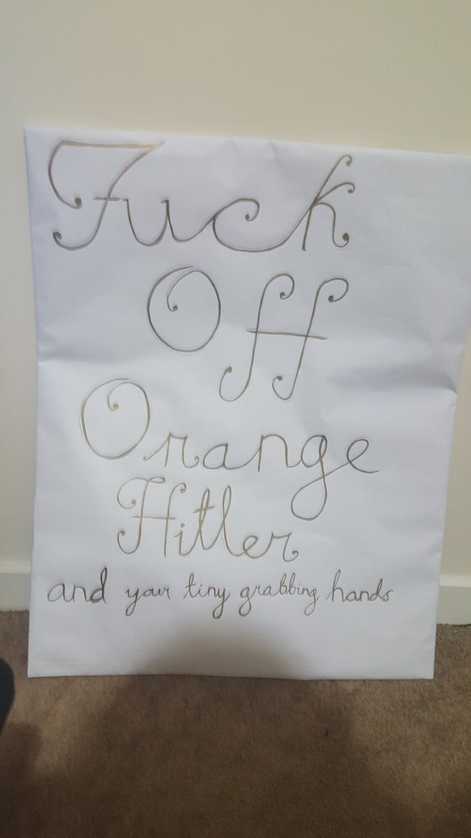 Phoebe_Greggor's tweet image. Safe to say I'm ready for today #TrumpUKVisit #protesttrump