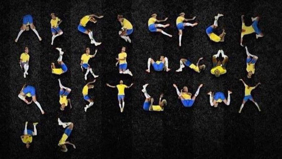 ネイマールの アルファベットコラージュ に大反響 誰かあの天才俳優に賞をやれ フットボールゾーン 2