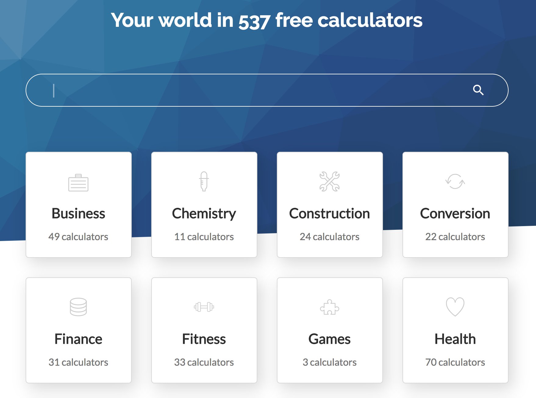 Omni calculator. Бизнес калькулятор.