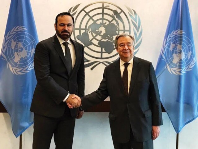 أبارك لأخي محمد عبدالله القرقاوي اختياره من قبل الأمم المتحدة لعضوية اللجنة الدولية العليا للتعاون التكنولوجي.. كفاءة إماراتية 🇦🇪 عالمية المستوى.