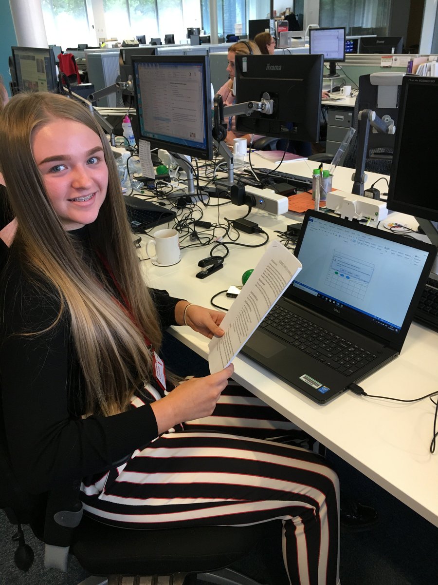 NDAgovuk's tweet photo. This week Lucy Hewitt, a student from @StBenedictsHS , has experienced life at the NDA, working on #nuclearprojects getting a taste for future #careers https://t.co/QuoISldUZG