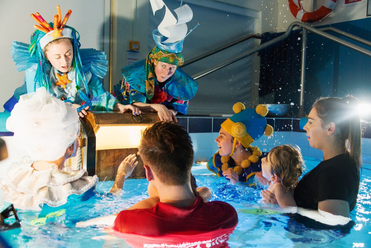 The #KublaKhan tour may be over, but #SplishSplash is still on the road visiting schools &amp; hospitals as part of <a href="/NTWtweets/">National Theatre Wales</a> #NHS70 Festival. Audiences across Wales are helping Captain on the hunt for lost treasure in our multi-sensory, immersive hydrotherapy pool-based show 🔭🗺️