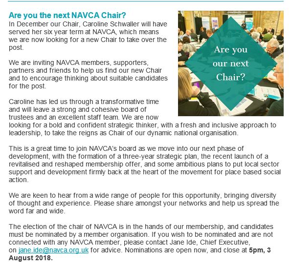 MelBetterSocCap's tweet image. Love being part of @NAVCA board of trustees. We are looking for a new Chair to lead and inspire the way ahead #isityou? Please do share
