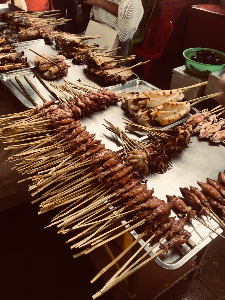 Crab market gave us some interesting sights and tastes.