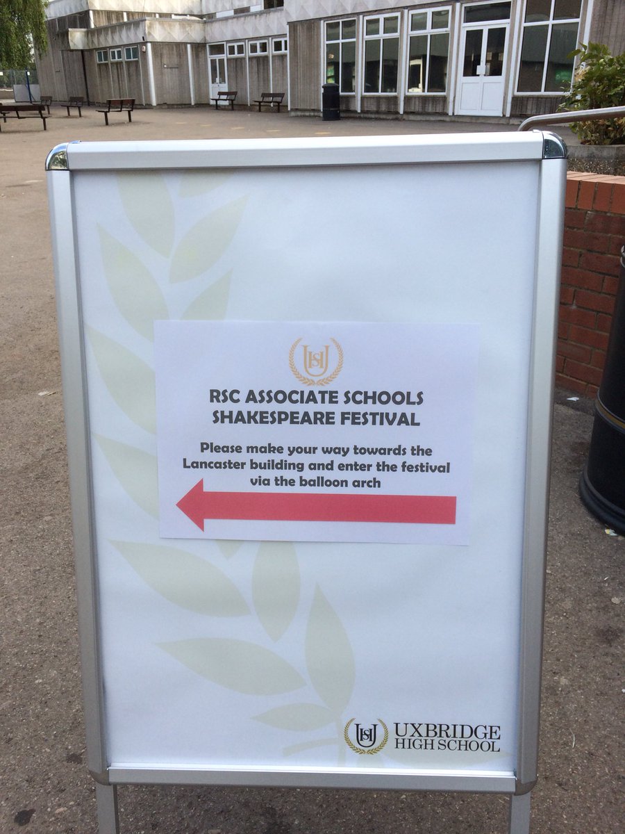 InterTheatre's tweet photo. Yesterday, our Outreach team was out supporting rehearsals and performances for @RSC_Education #RSCAssociateSchools in the @UHS_VAPA Shakespeare Festival. Huge congrats to everyone involved! https://t.co/7fY2ubA74c