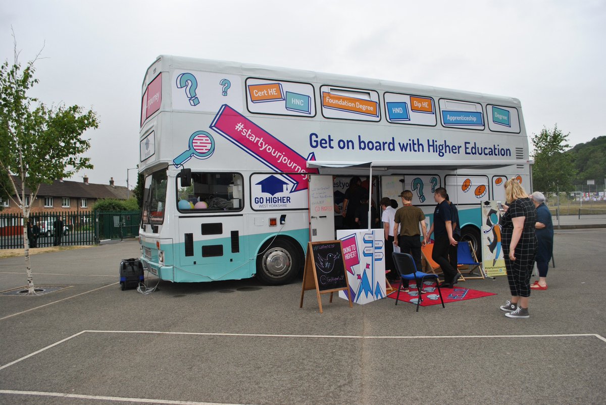 thepacificminds's tweet photo. RT @TitusSaltSchool: Look what is parked in our school grounds today! Year 10 Careers Focus Day @GoHigherWY @BradfordCollege @SKennedyGHWY #Universitylife #Confidence #Roll&amp;Play #Employability #MasteryMindset #Motivation #YourMediaSelf https://t.co/YjWROXaxXl