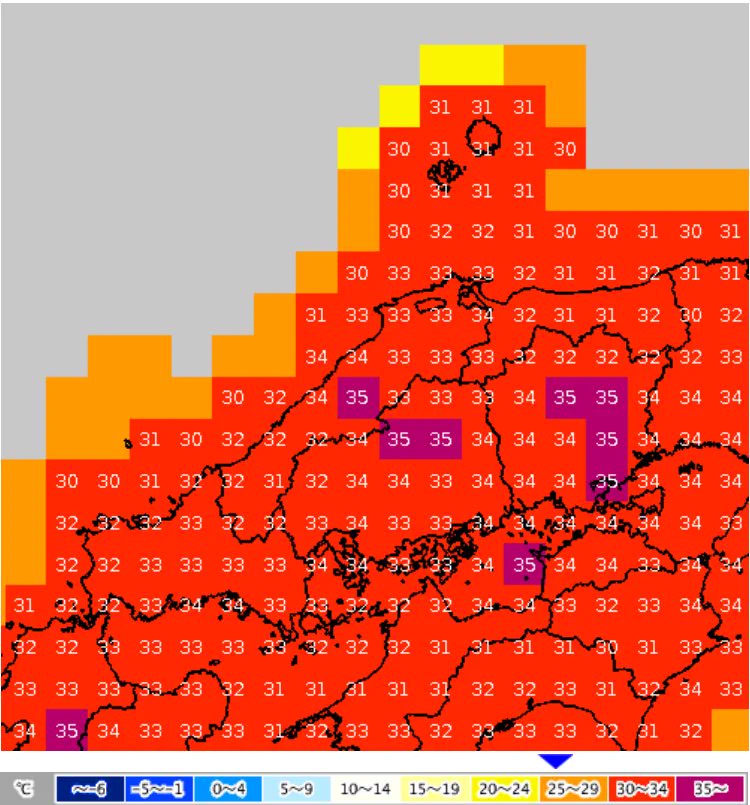 熱中症に気を付けて！三連休の気温がマジでヤバすぎるwww