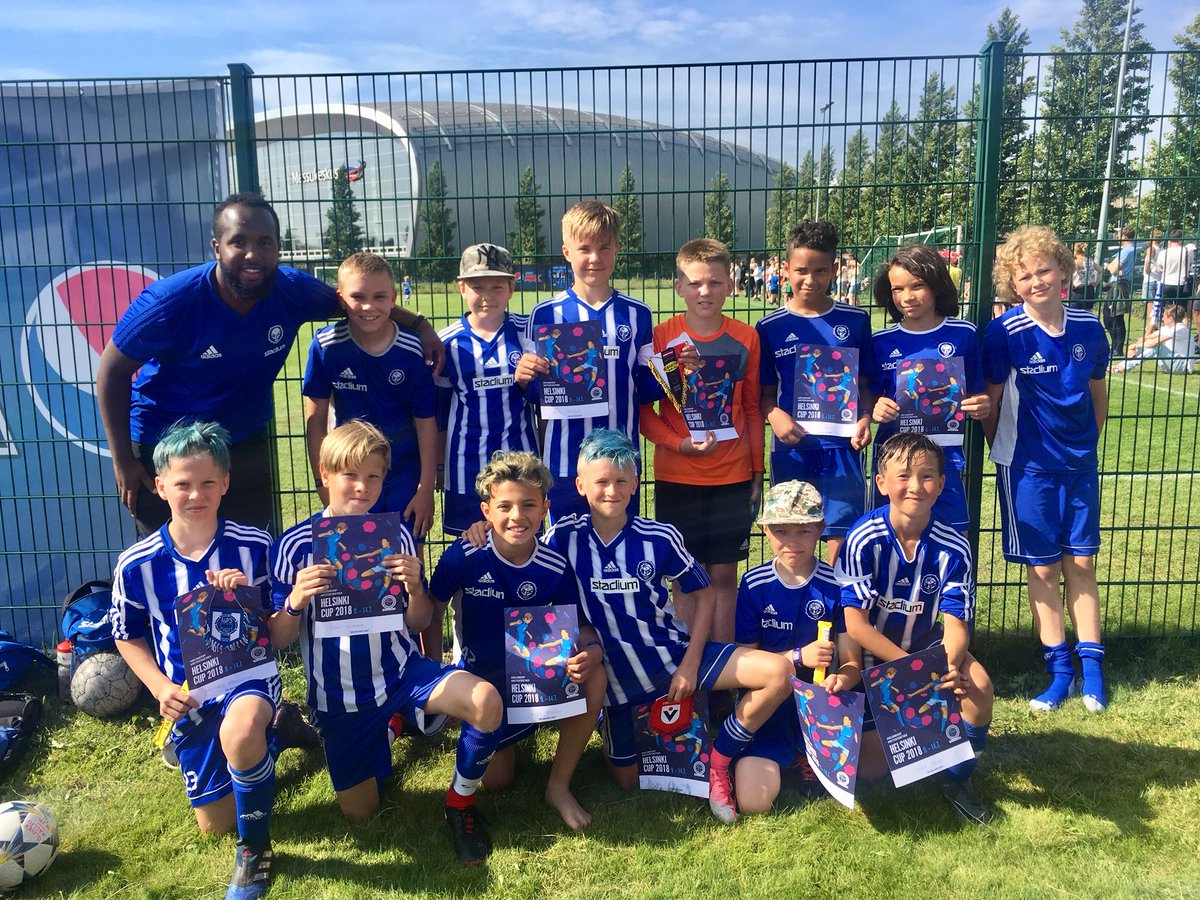 HJKArabia06's tweet photo. Hieno turnaus ohi! Pelit päättyivät otteluun latvialaista SK Babitea vastaan 0-1. Taistelu oli kova! Kiitos pojat, valmennus ja huoltojoukot sekä kannustajat! Nyt lomalle ☀️#hjk #HesaCup2018 #helsinkicup #onvainyksiklubi https://t.co/cSVMcTe8Nb
