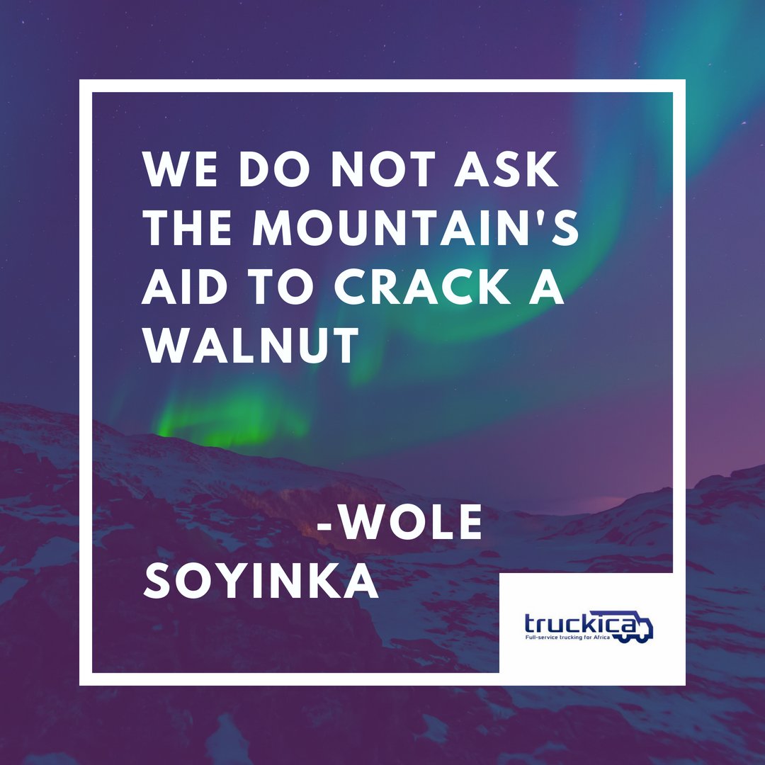 It\s only fitting to begin the day with a quote from Prof. Wole Soyinka.
Happy 84th birthday to him! 