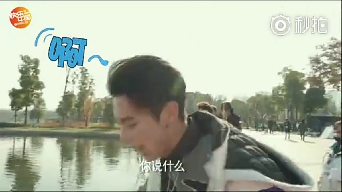 (3) Dd was talking about supporting Yy and Kuan's scene in the water where he throws the necklace over there, then suddenly Yy appeared and pushed Dd in the water that he almost fell, they laugh so hard together and he goes back to spank Yy  u must watch the video! I die 