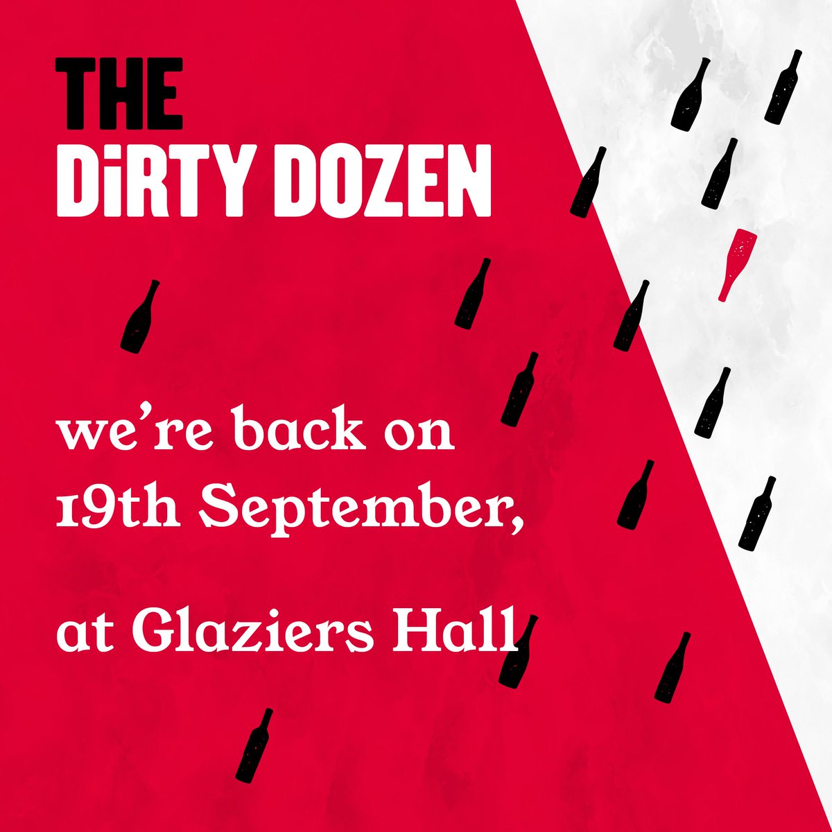That's right, we're back! 12 of the UKs top #independent wine #importers collaborating to bring you a dynamic #trade tasting #event. With a brand new venue and 3 special guest importers; this years going to be bigger and better than ever! #Register here eventbrite.co.uk/e/the-dirty-do…