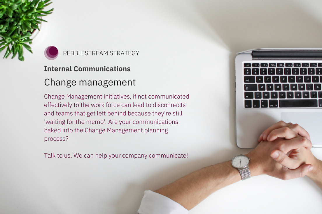 PblStream's tweet photo. Are your communications programs for change management baked into the #ChangeManagement process itself? https://t.co/8kN7QCPvcj
