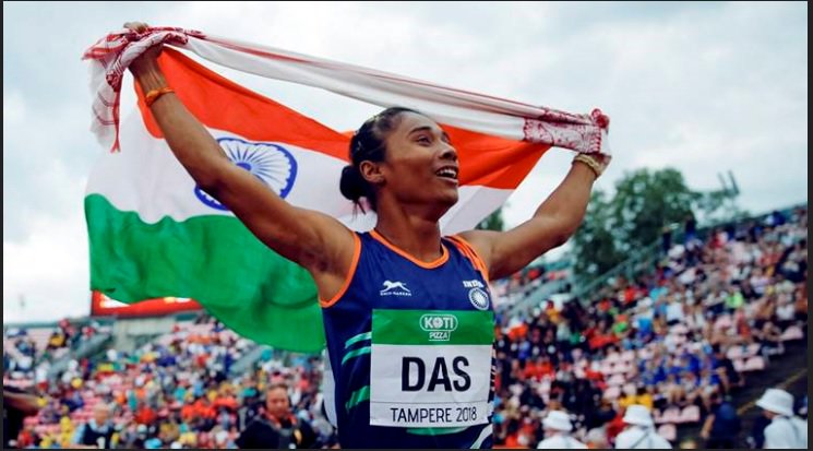Proud moment for 1.339 billion people ! We are proud of you Hima Das! You are an amazing athlete!