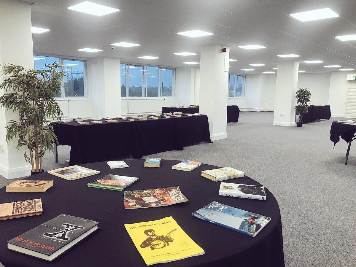 ThePAPOA's tweet photo. It’s out final day at Dale House, #Stockport for our free charitable arts event. Books are free to take away with you and we also have a #Banksy exhibition on display amongst other #art 😊 we are open until 4pm https://t.co/gA5Qi7y5Ca