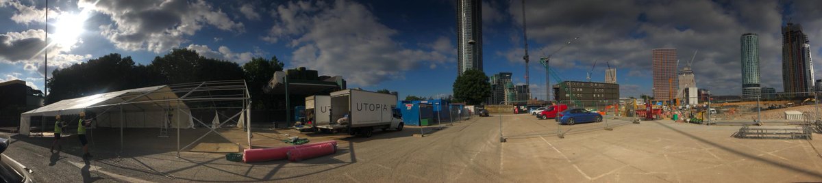 Wednesday's build in Central London was very a different landscape to the usual Stately Homes we are lucky enough to enjoy usually. Skyscrapers and open space the order of the day. #londoncityscapemarquee #qualitybuildmarquee #corporateevent #utopiaevents #luxurycorporateevent