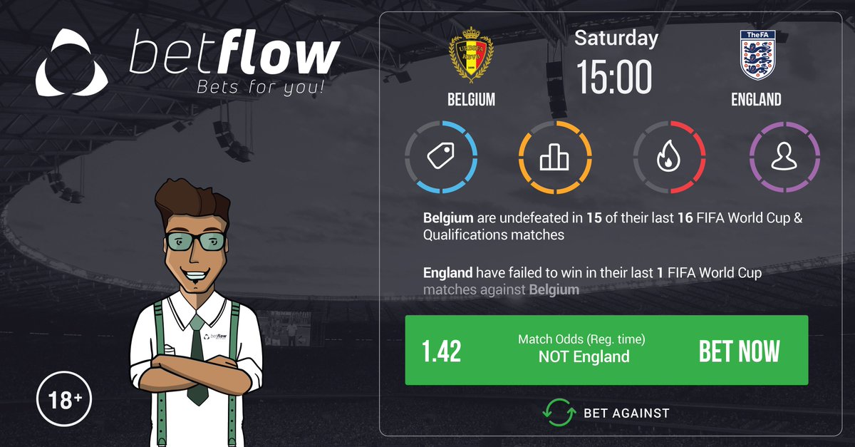 Betflowcom's tweet photo. Belgium are undefeated in 15 of their last 16 FIFA World Cup &amp; Qualifications matches. Check out our best Bettingcards here: https://t.co/qEMCWDZcaJ https://t.co/cOOI7nujUu