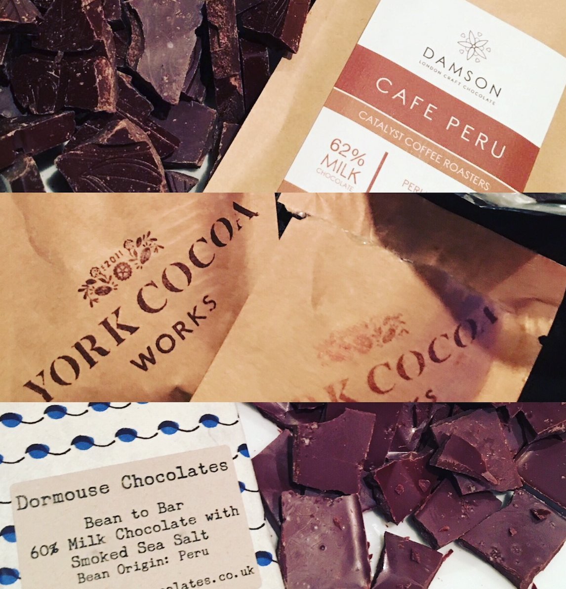 tosierchocolate's tweet photo. Informative evening @acadofchocolate @lescargotsoho, it was great to taste and compare one bean and hear all about @yorkcocoawrks @dormousechocs @damsonchocolate #craftchocolate  #sustainablecacao #directtrade #artisan #yum 🍫😋🙌🏾🙌🏾🙌🏾 https://t.co/dzQ4tE4o3e
