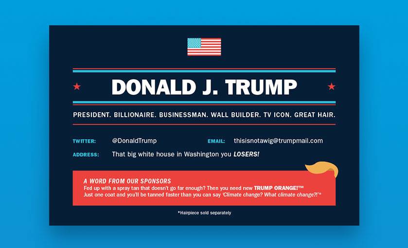 What would famous Bosses business cards look like? I'm pretty sure the Trump one could be real 📷😂📷😂📷😂

tonergiant.co.uk/blog/2018/07/f…