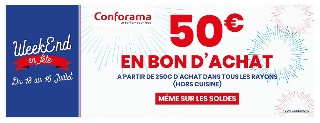 cataloguemedia's tweet photo. ✨A l'occasion de ce grand week-end pour la #France, #Conforama vous offre 50€ en bon d'achat dès 250€ d'achats dans tous les rayons, même sur les soldes !
>> https://t.co/9Ah44tNBf3 https://t.co/Gajjb8zZgN