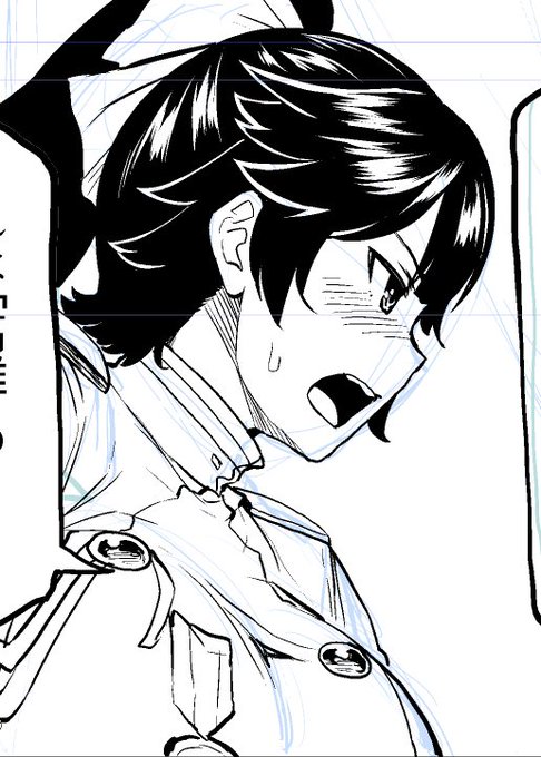 髪型のイメージがフワーっとしたまま作画始めちゃったからページによってまちまちになってしまう不安があるな高雄… 