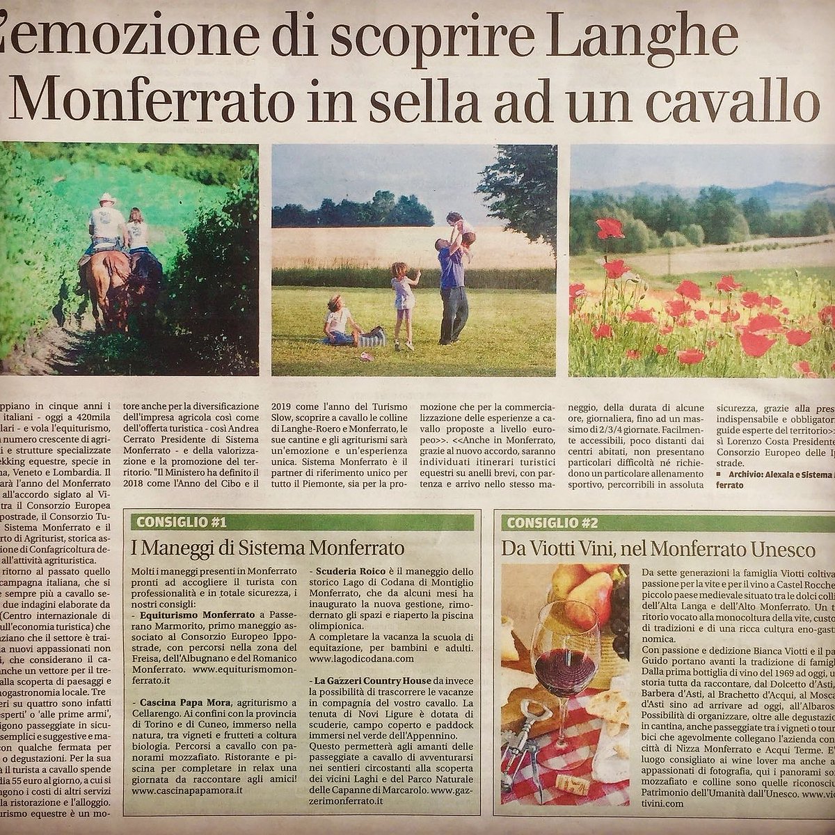 lorenzo85917012's tweet photo. campagna stampa collaborazione firmata a Vinitaly 2018 con Sistema Monferrato e il supporto di Agriturist storica associazione Nazionale di Confagricoltura. #EquiturismoMonferrato #AndreaCerrato #DanielaPrasso #FiorellaAuroraRiminato #AlessiaMira #SimonaBasile #DanielaVirgilio https://t.co/Jp0si1qvwB