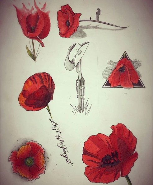 17 Remarkable Poppy Flower Tattoo Designs  Moms Got the Stuff