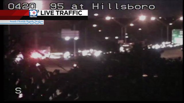 Crash on I-95 NB at Hillsboro Blvd #traffic https://t.co/wYH4jBhsgd