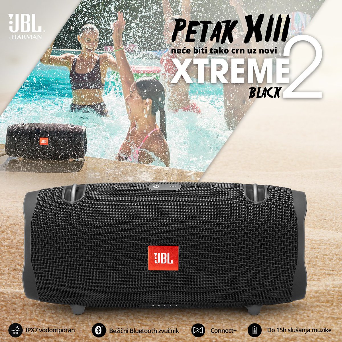 Ovaj Petak 13. neće biti tako crn uz novi JBL Xtreme 2! 
 
Saznaj više na: istyle.rs/jbl-xtreme-2.h…