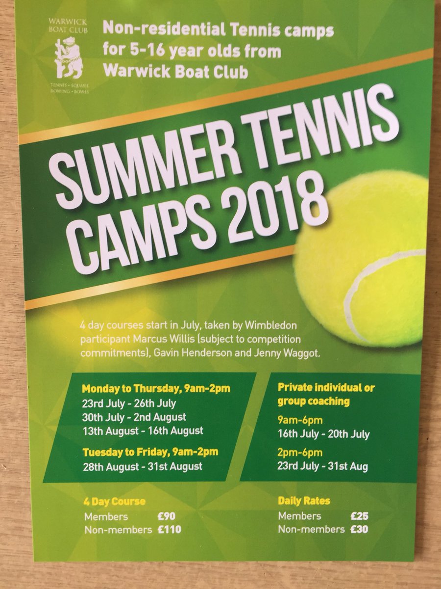 Looking for something to keep the kids entertained during the summer holidays? Look no further WBC has the perfect solution for you! We hold tennis camps to keep the kids entertained and who knows maybe we will be watching them at Wimbledon one day like WBCs very own <a href="/Willbomb90/">Marcus Willis</a>