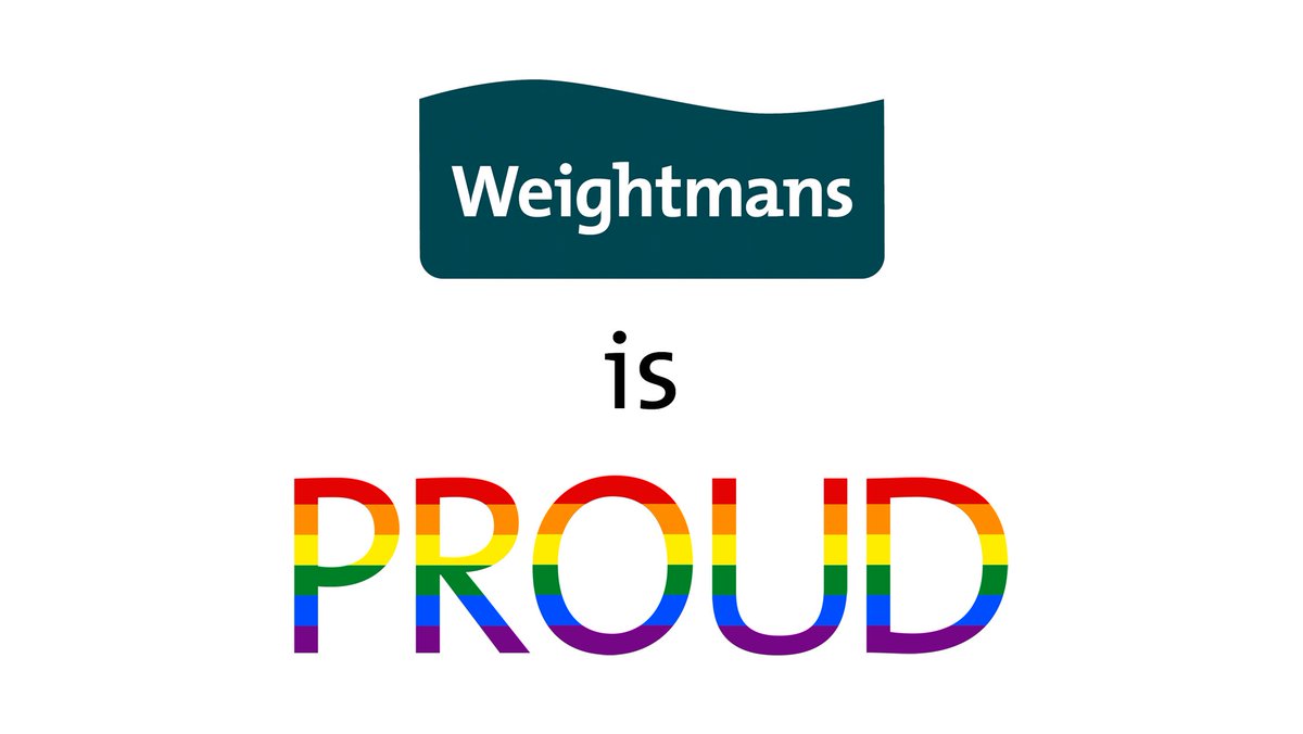 Weightmans's tweet photo. Proud to be an employer that listens. 

Proud to be a business that supports diversity and inclusivity.

Proud to support all of our staff to have courage and pride in who they are. 

Proud to have fantastic clients who feel the same. 

Weightmans is PROUD. https://t.co/ay0qGm7WAT