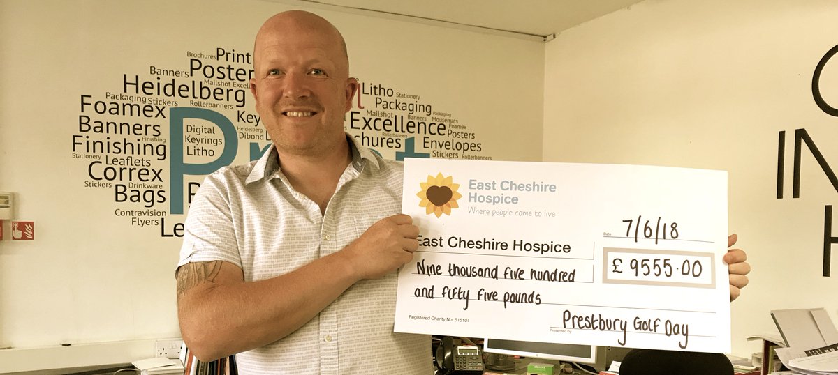Well done John Davis <a href="/mactex/">mactex</a> for raising an unbelievable amount for <a href="/ECHospice/">East Cheshire Hospice</a> , we were only too pleased to help again.