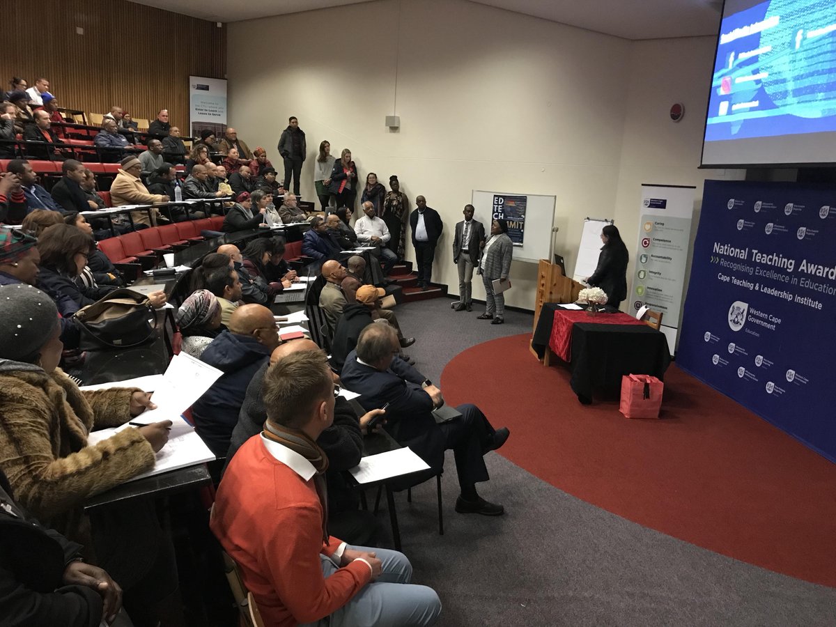 BreteauFound's tweet image. Today is the first day of #EdTechSA2018 and numbers are higher than ever! @EweesMona, @BreteauFound&apos;s programme manager, is presenting to a captive audience of leaders about using technology to differentiate instruction.Please register at edtechsummitafrica.com All are welcome!