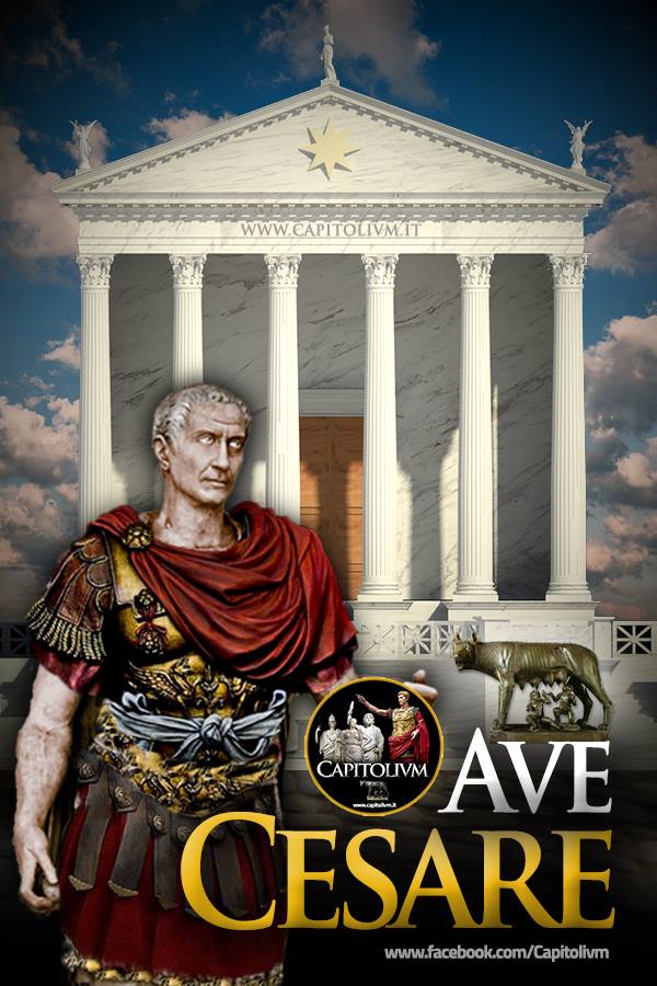 AVE CESARE!
Gaio Giulio Cesare (#Roma #12luglio / #13luglio 100 a.C. - Roma, 15 marzo 44 a.C.) capitolivm.it #AcaddeOggi #OnThisDay #JuliusCaesar