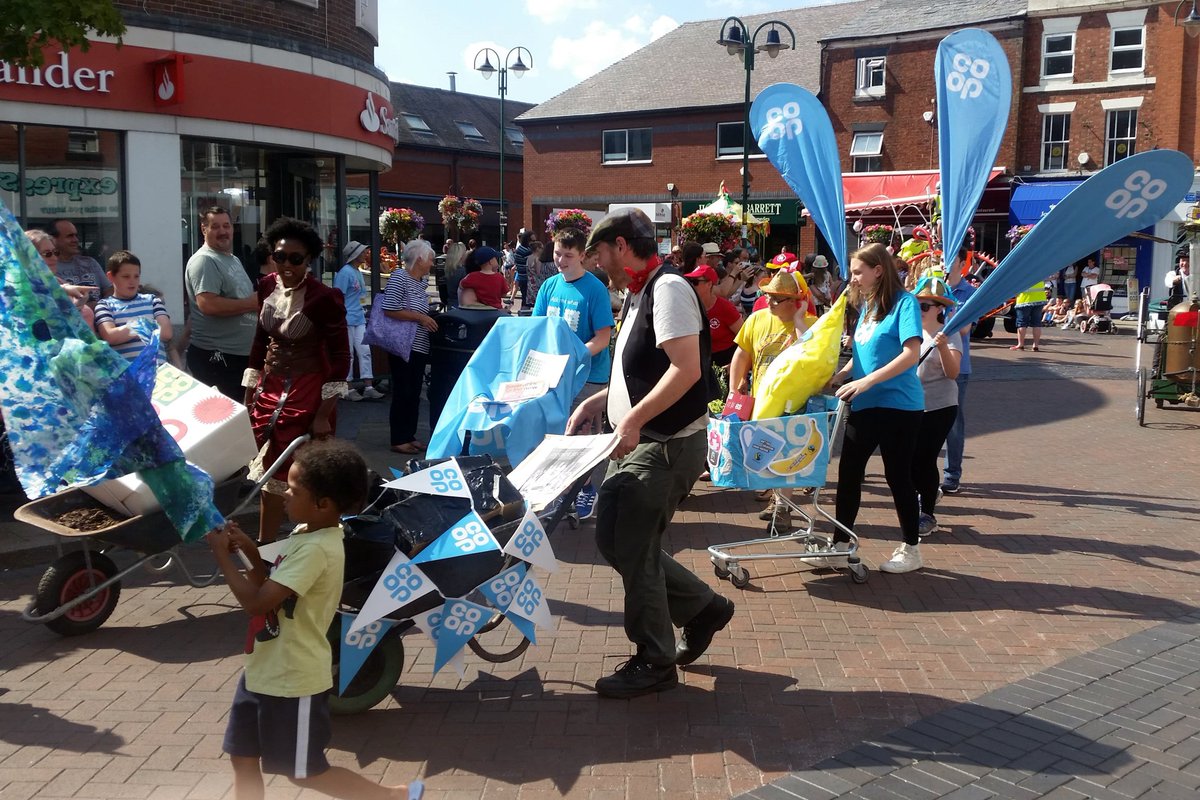 This was 2 months in the making and so much fun to represent CoOp in the community. Many  thanks to all involved in making the pieces and participating on the day! A big thank you to Cheshire Buddies for joining us on the parade <a href="/trActioncrewe/">TrAction Crewe</a> #beingcoop