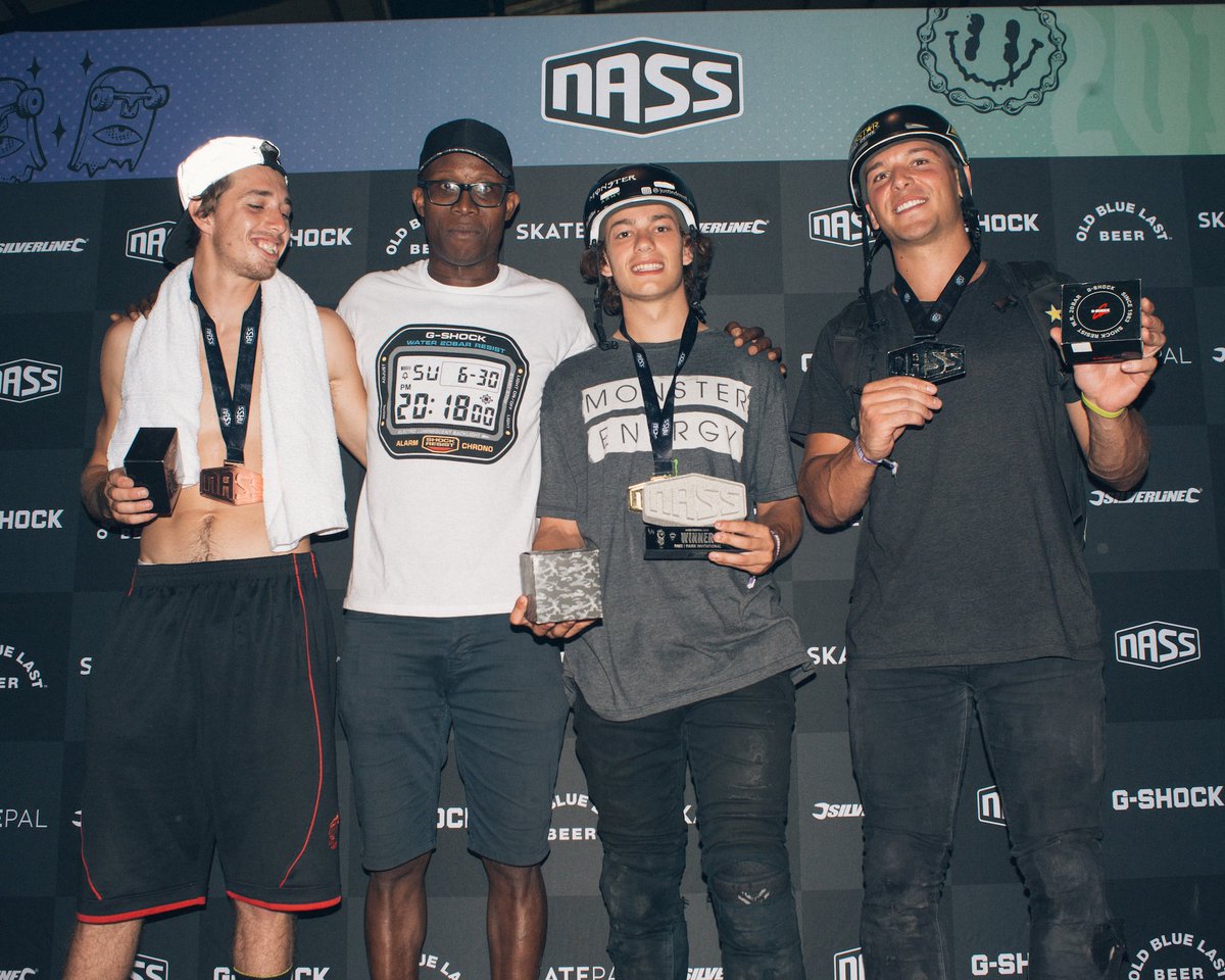 We couldn't let the Skate &amp; BMX Comp winners go without the #ToughestofAllTime on their wrists 💪  A big thank you to all the participants throughout the competitions at @nassfestival 
Check out all the results at bit.ly/2ukkKIP #NASSHYPE