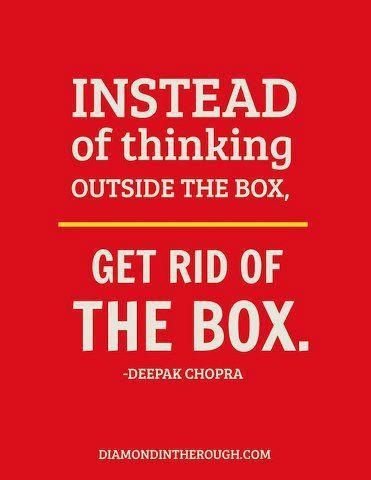 RichaBadami's tweet image. Now, this is a great motivator! Was there ever a time in your life when you finally just threw out the box? #richabadami #pauseforpower #outsidethebox #nostatusquo